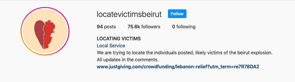 Locate Victims Beirut