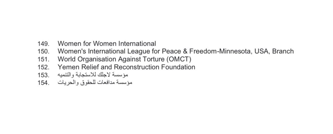 154 NGOs
