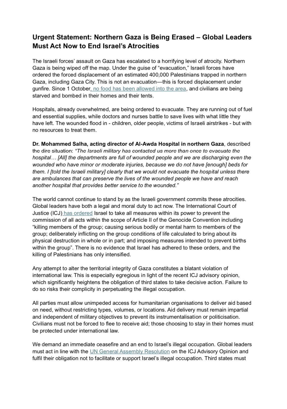 38 NGOs make urgent call