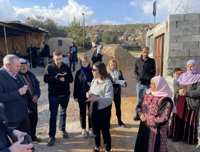 Caabu Parliamentary delegation to West Bank