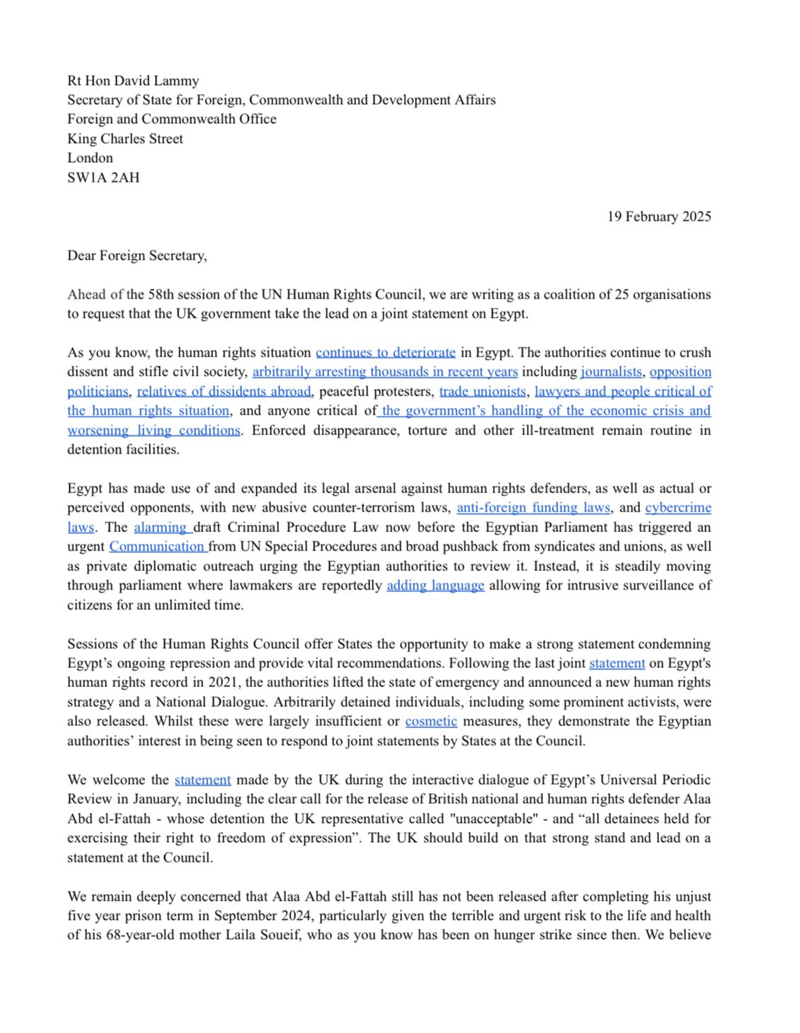 letter