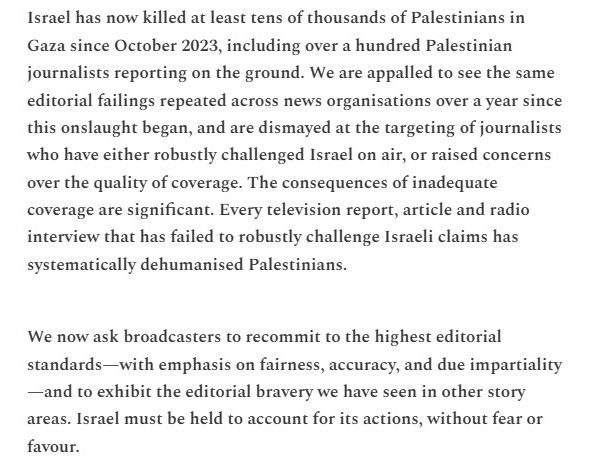 Letter for Gaza