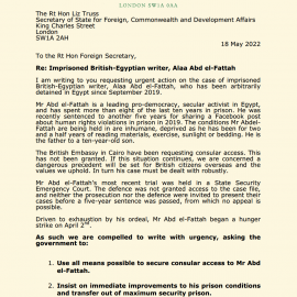 Letter to Liz Truss