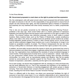 Amnesty NGOs letter