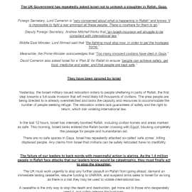 NGOs statement