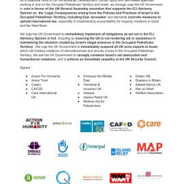 18 NGOs call on UK Govt