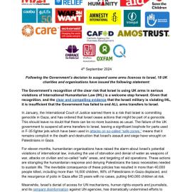 18 charities issue statement