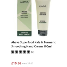 Ahava products on Superdrug website in March (Sky News