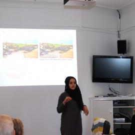 Briefing with researchers protecting cultural heritage in South Hebron Hills