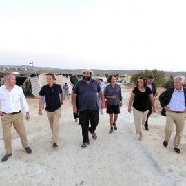 Delegates in south Hebron hills