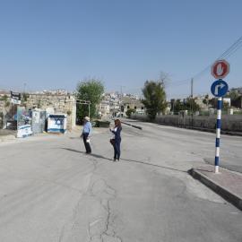 MPs in Shuhada street in Hebron