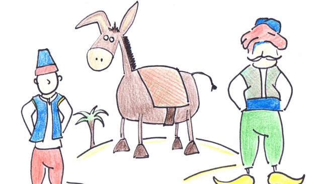 Juha and the donkey